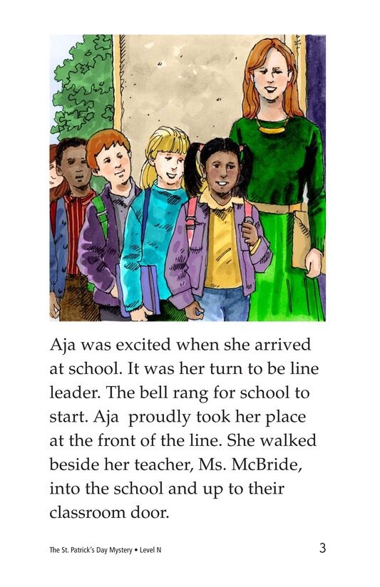 The St. Patrick's Day Mystery绘本故事第3页