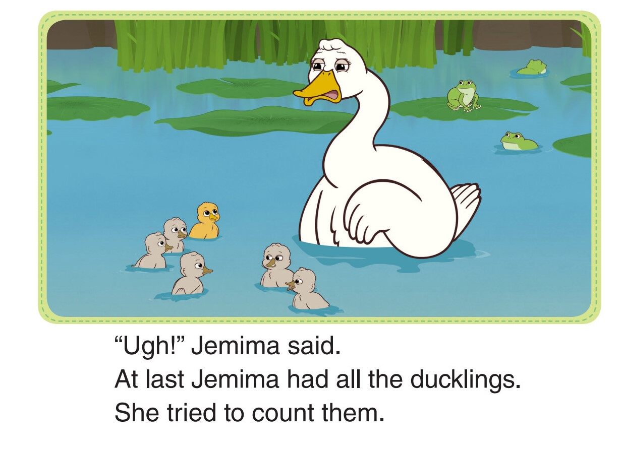 Jemima Takes Care of the Ducklings 4_One Perfect Duckling绘本故事第5页