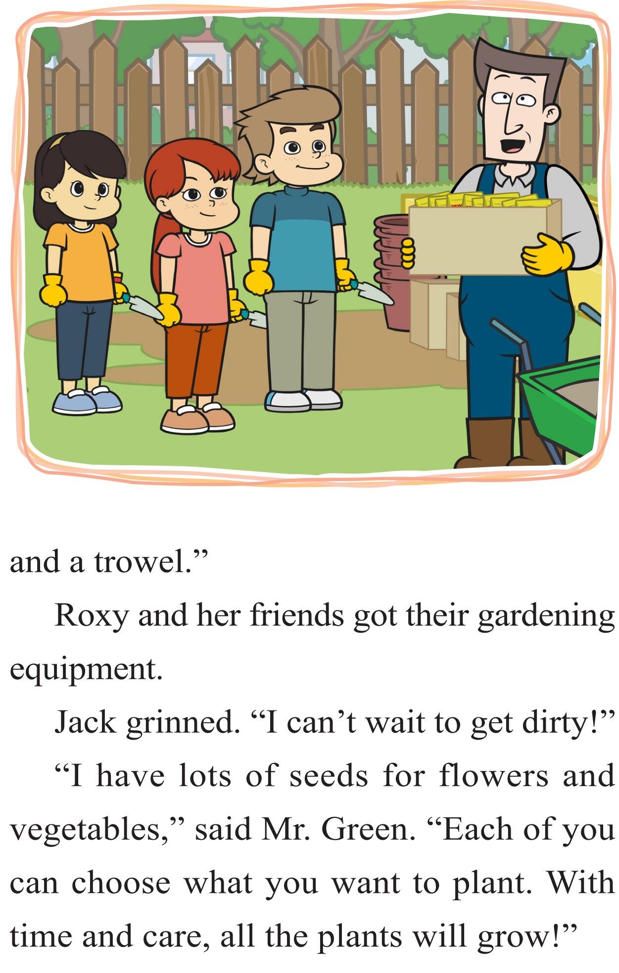 The School Garden绘本故事第5页