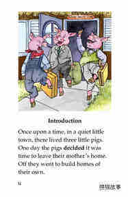 The Three Little Pigs绘本故事第3页