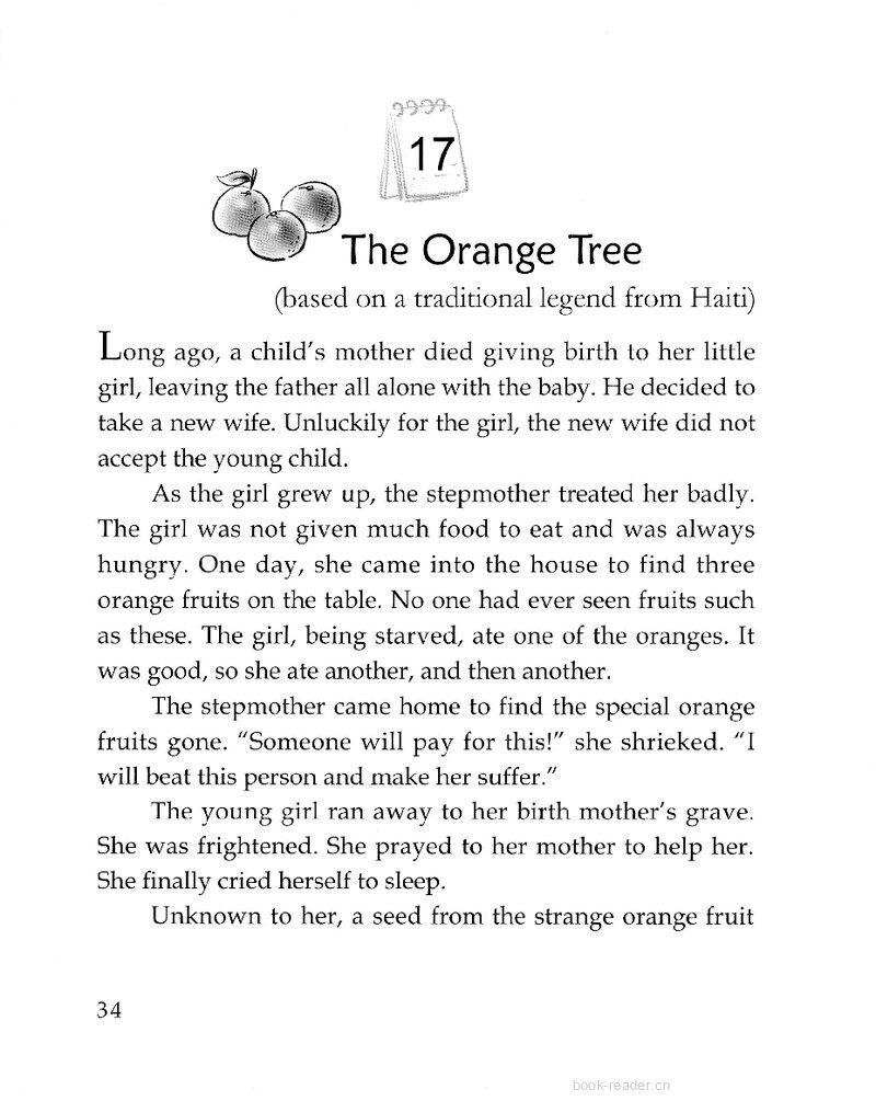 The Orange Tree绘本故事第2页
