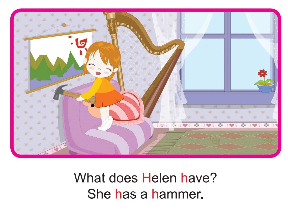 'H' words -  What Does Helen Have绘本故事第5页