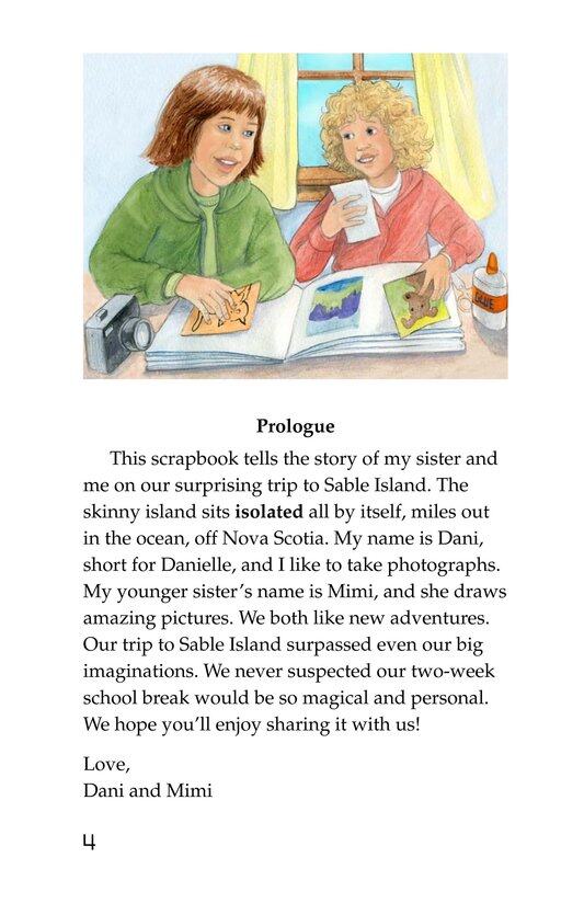 Born on Sable Island绘本故事第3页