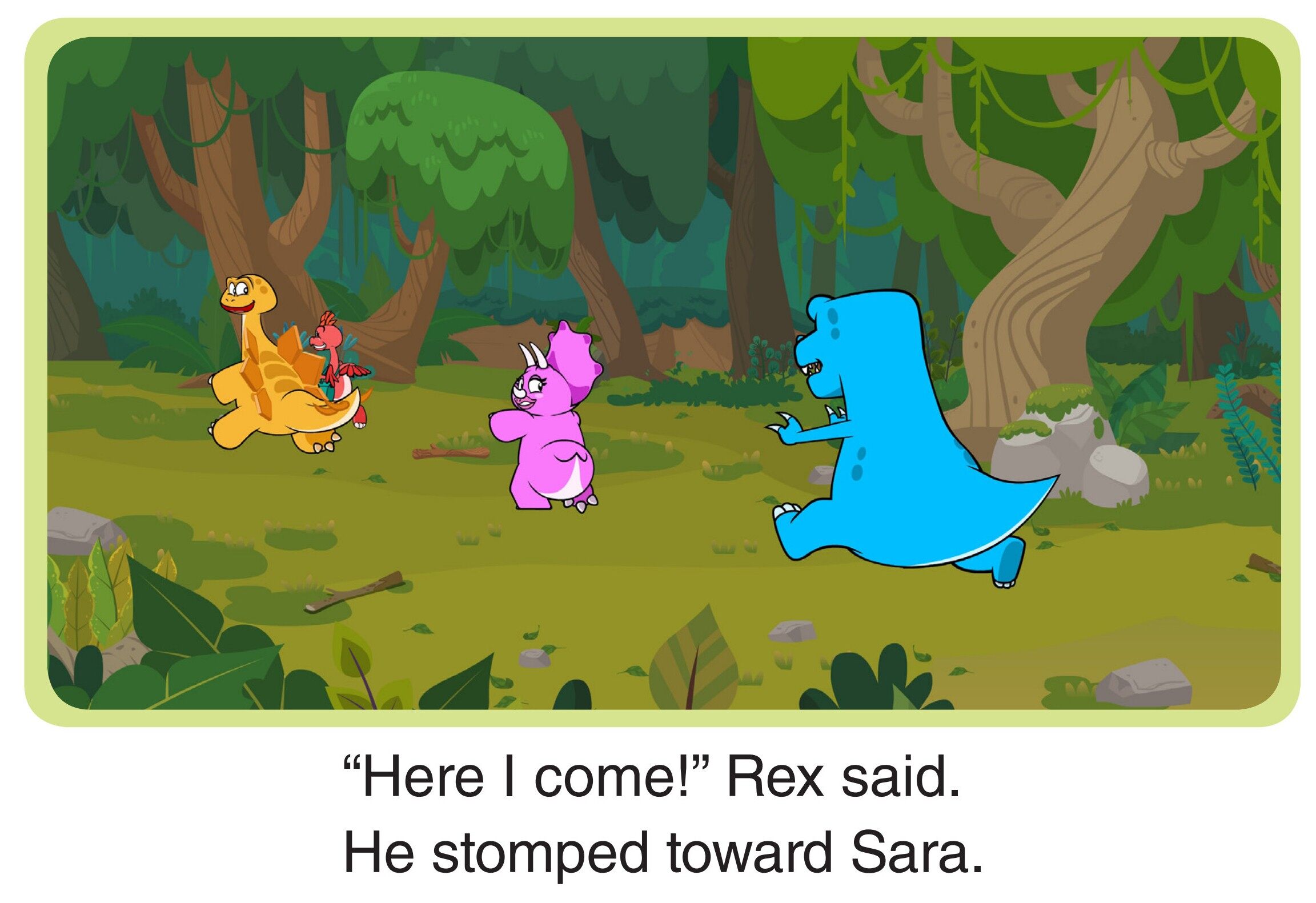 Playing Tag绘本故事第4页