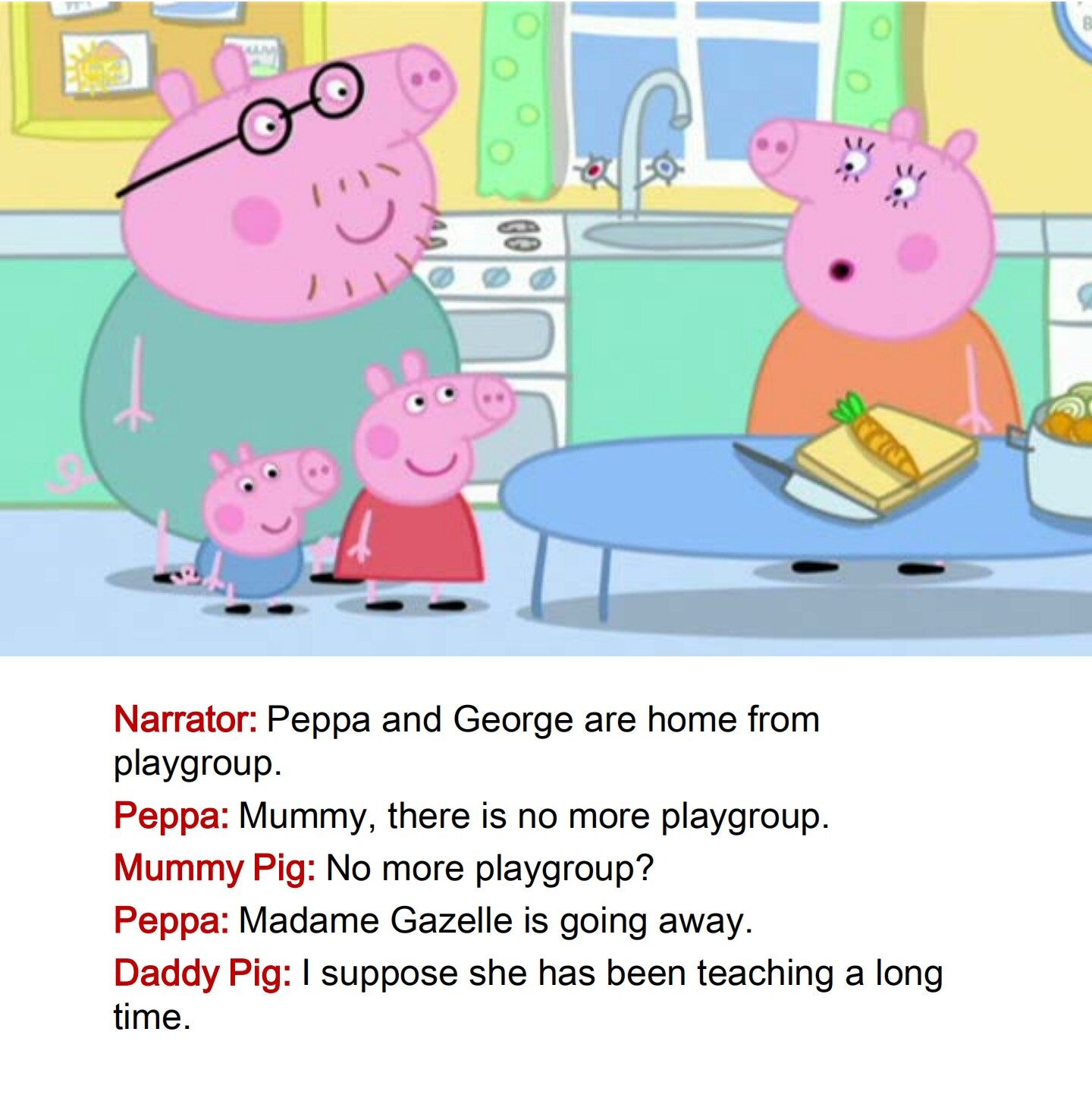 Madame Gazelle's Leaving Party绘本故事第4页