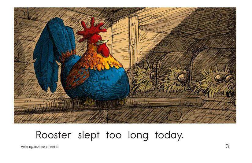 Wake Up,Rooster!绘本故事第3页