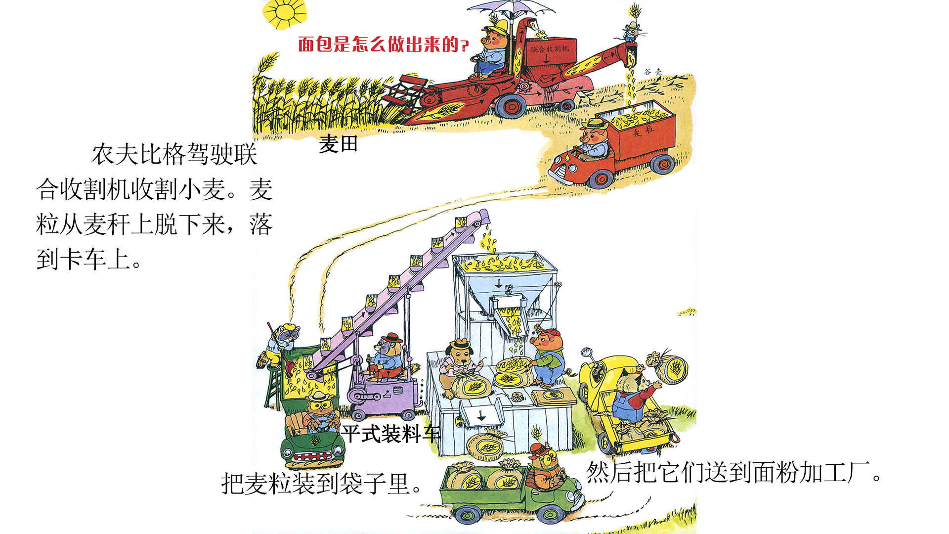 忙忙碌碌镇10：做面包绘本故事第3页