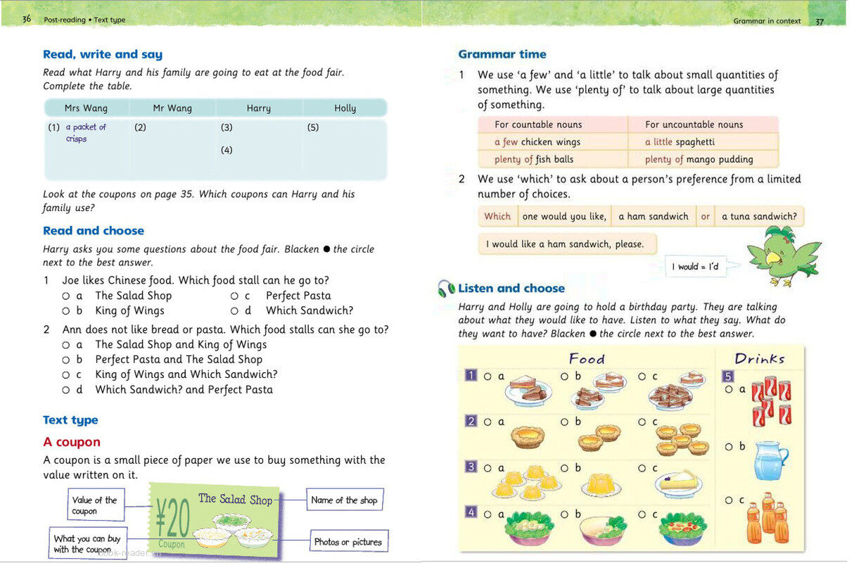 4B Unit 4 Food fair绘本故事第4页