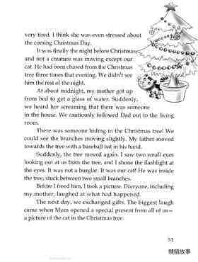 The Cat and the Christmas Tree绘本故事第3页