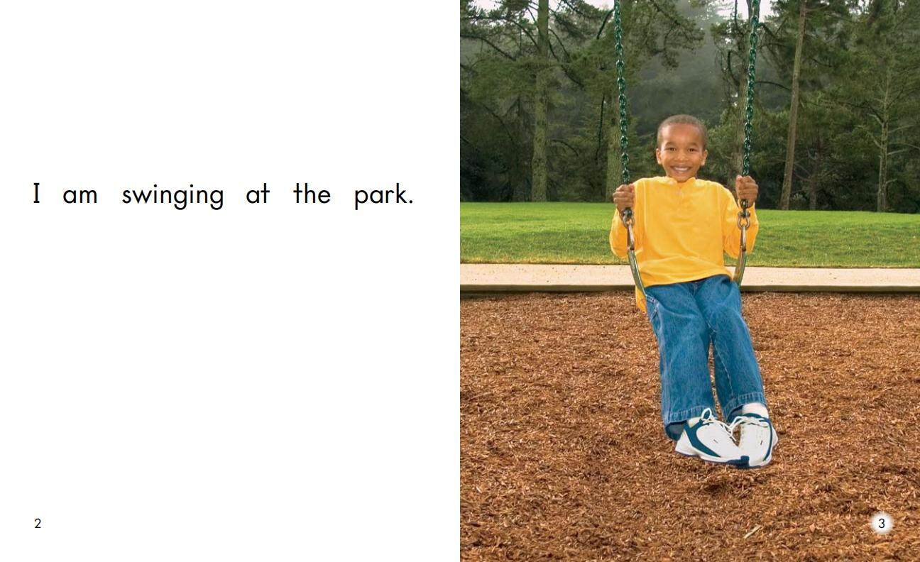 At the park绘本故事第3页