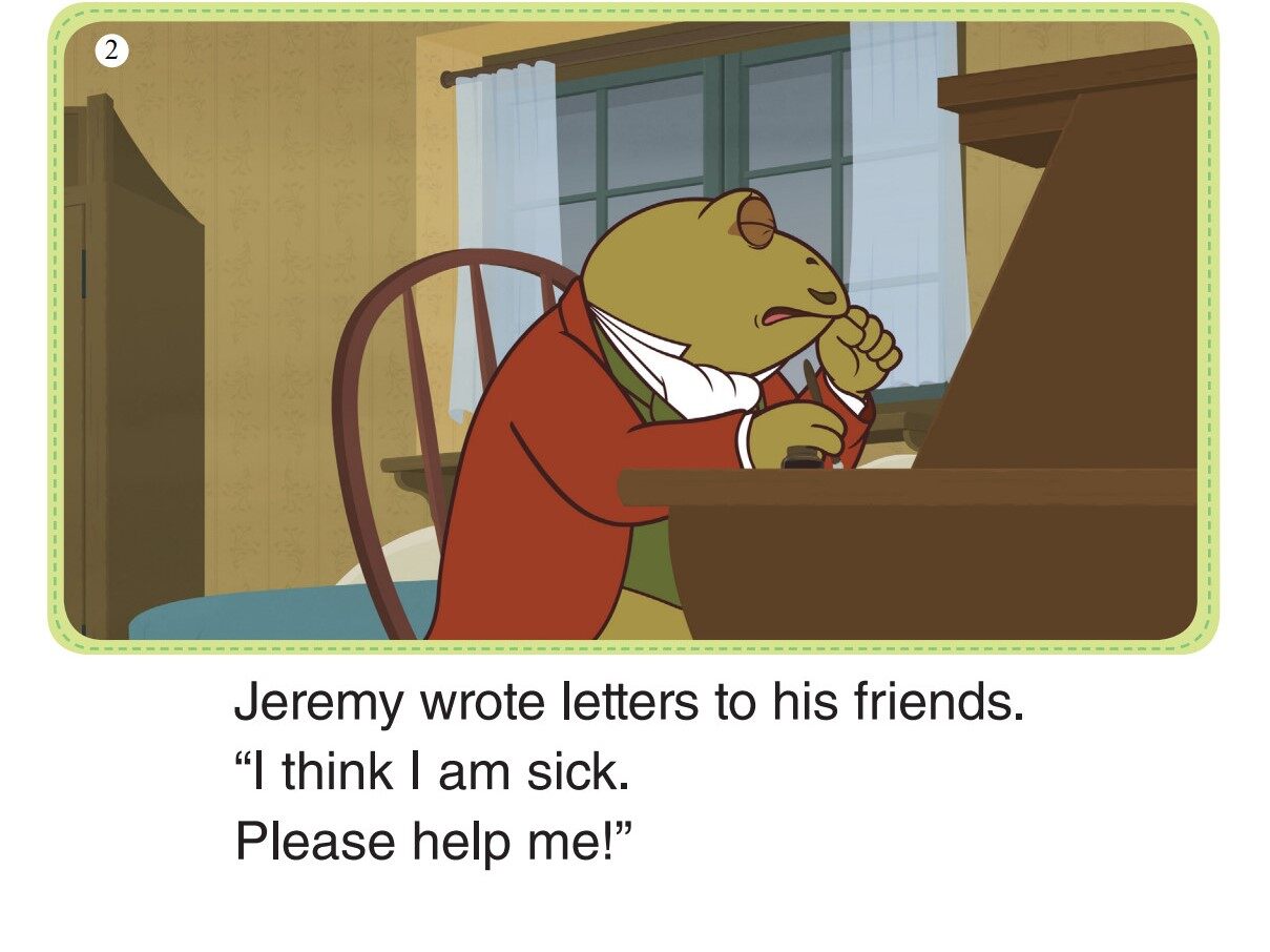 Jeremy Fisher Gets Sick 1-A Big Cold绘本故事第4页