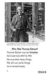 Edison's Inventions绘本故事第3页