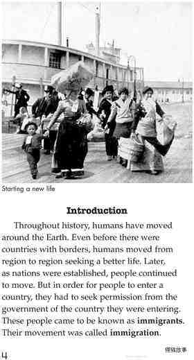 The Story of Immigration绘本故事第3页