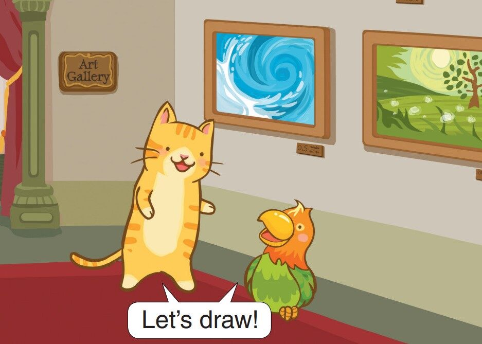 My Favorite Color Is Blue绘本故事第2页