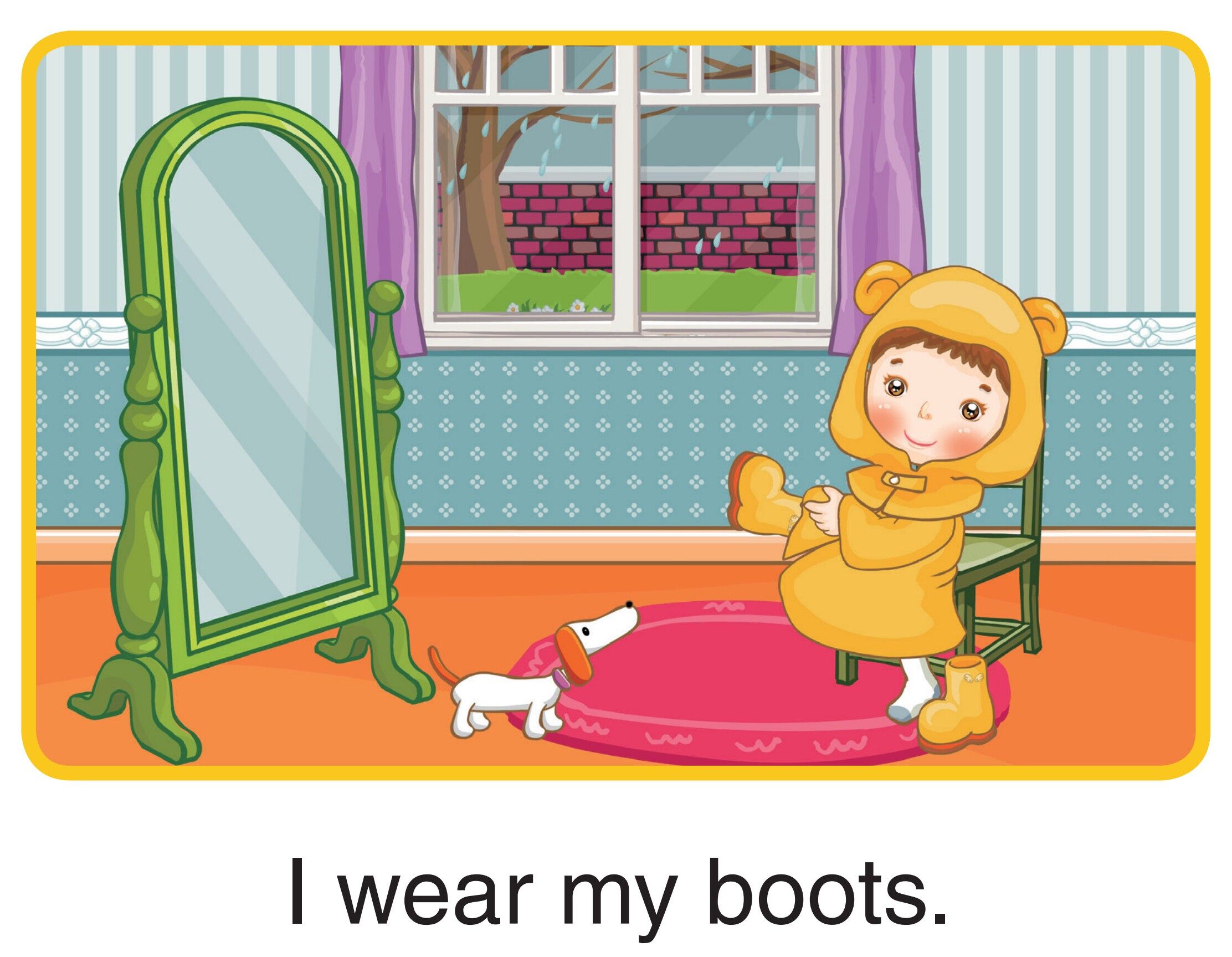 On a Rainy Day绘本故事第5页