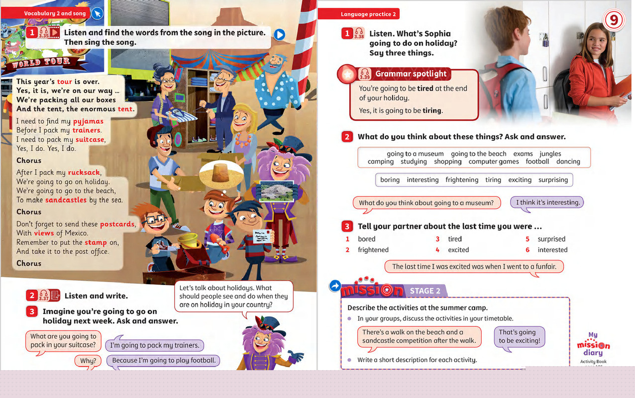 09 Let's travel!绘本故事第4页