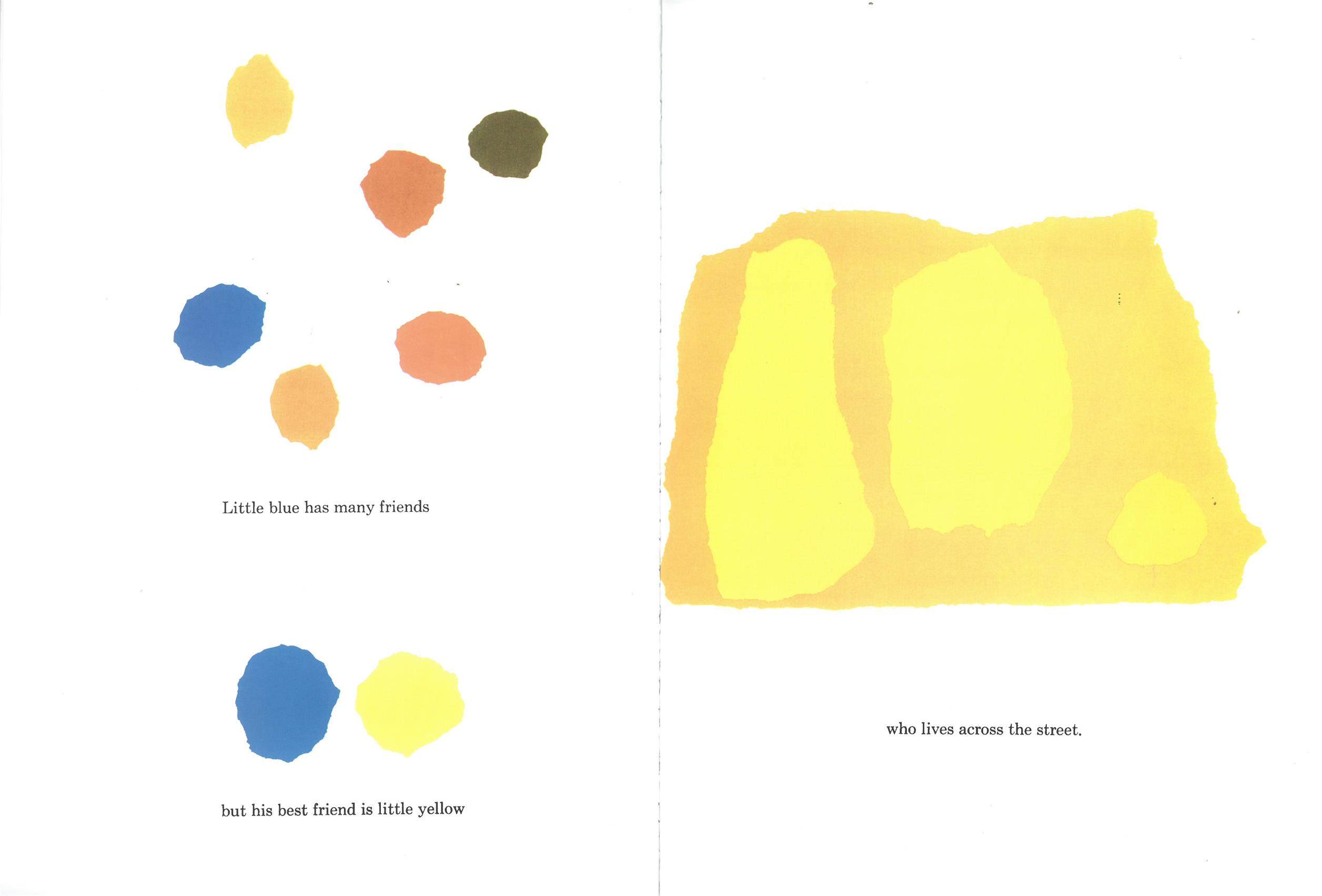 Little Blue and Little Yellow绘本故事第4页