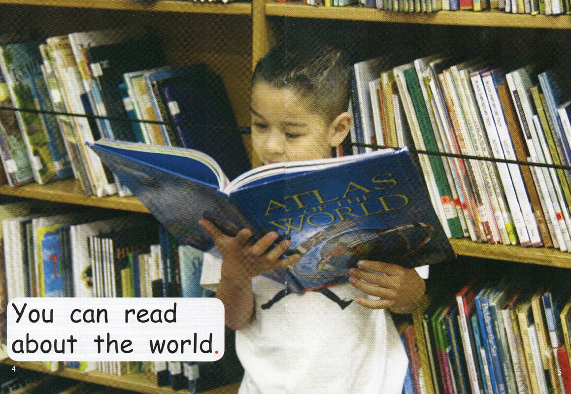 come to thelibrary绘本故事第4页