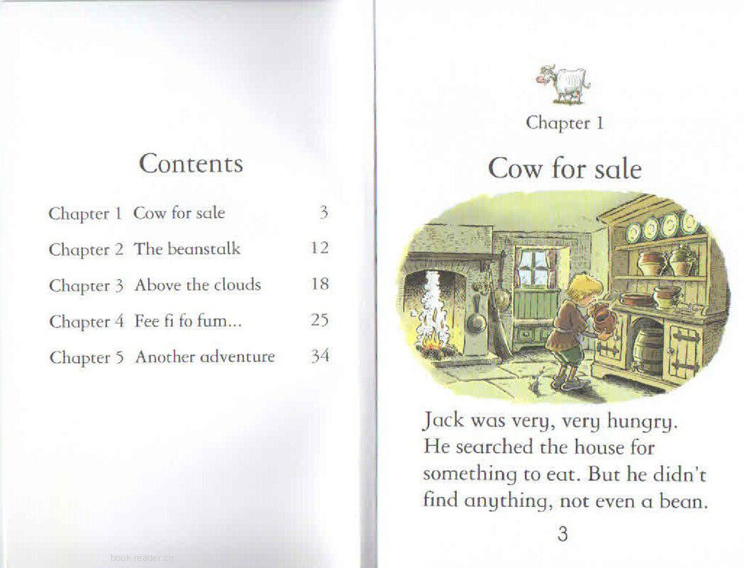 Jack and the Bean stalk绘本故事第3页