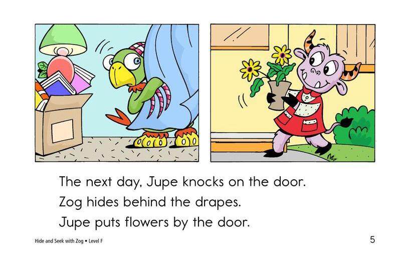 Hide and Seek with Zog绘本故事第5页