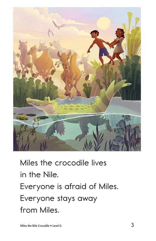 Miles the Nile Crocodile绘本故事第3页