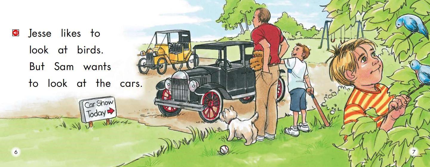 A day at the park绘本故事第5页