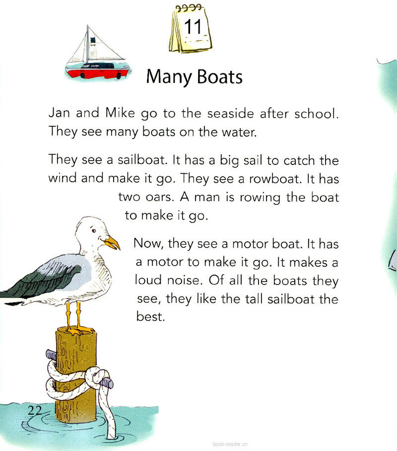 Many Boats绘本故事第2页
