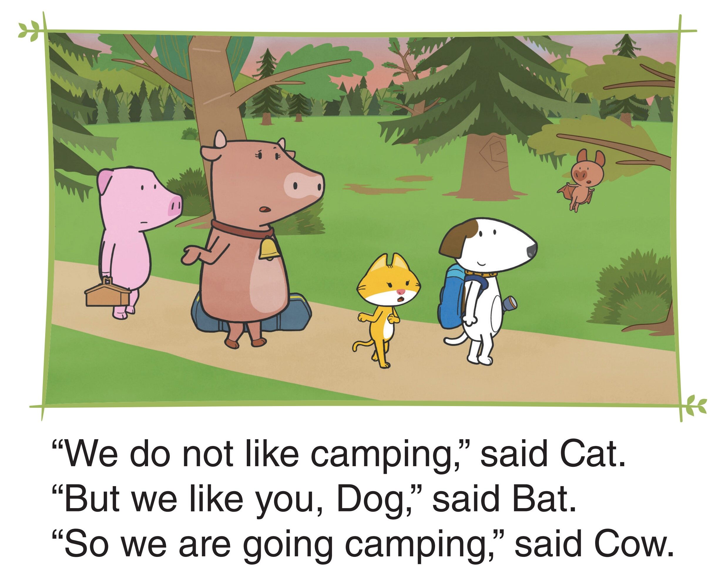 In the Woods绘本故事第3页