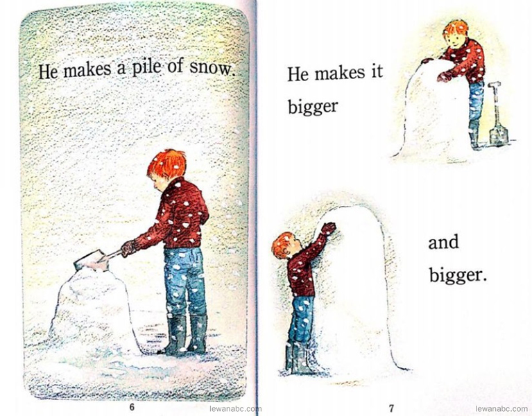 The Snowman绘本故事第4页