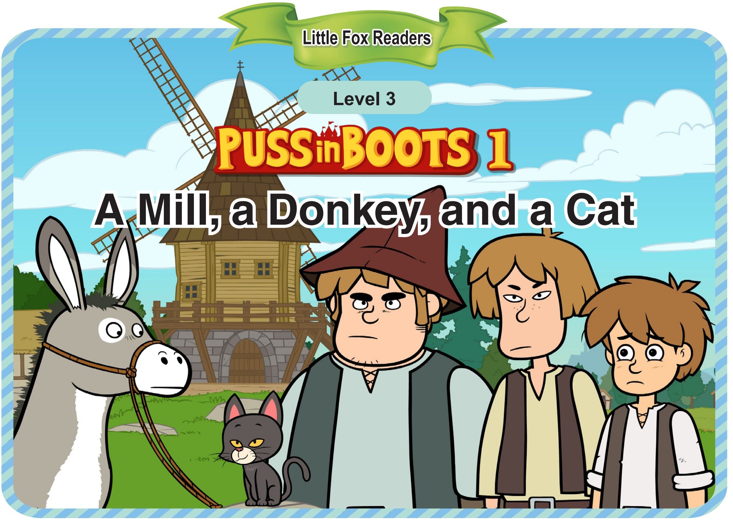 A Mill,a Donkey,and a Cat绘本故事第2页