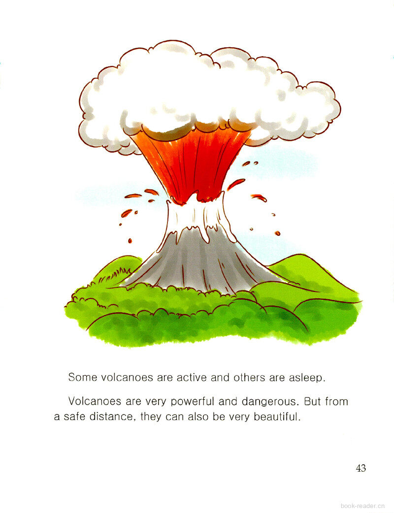 Volcanoes绘本故事第3页