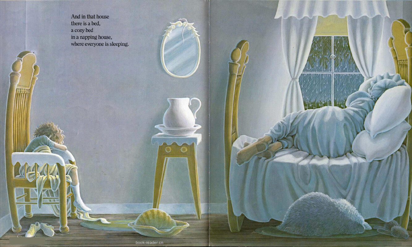 The Napping House绘本故事第4页