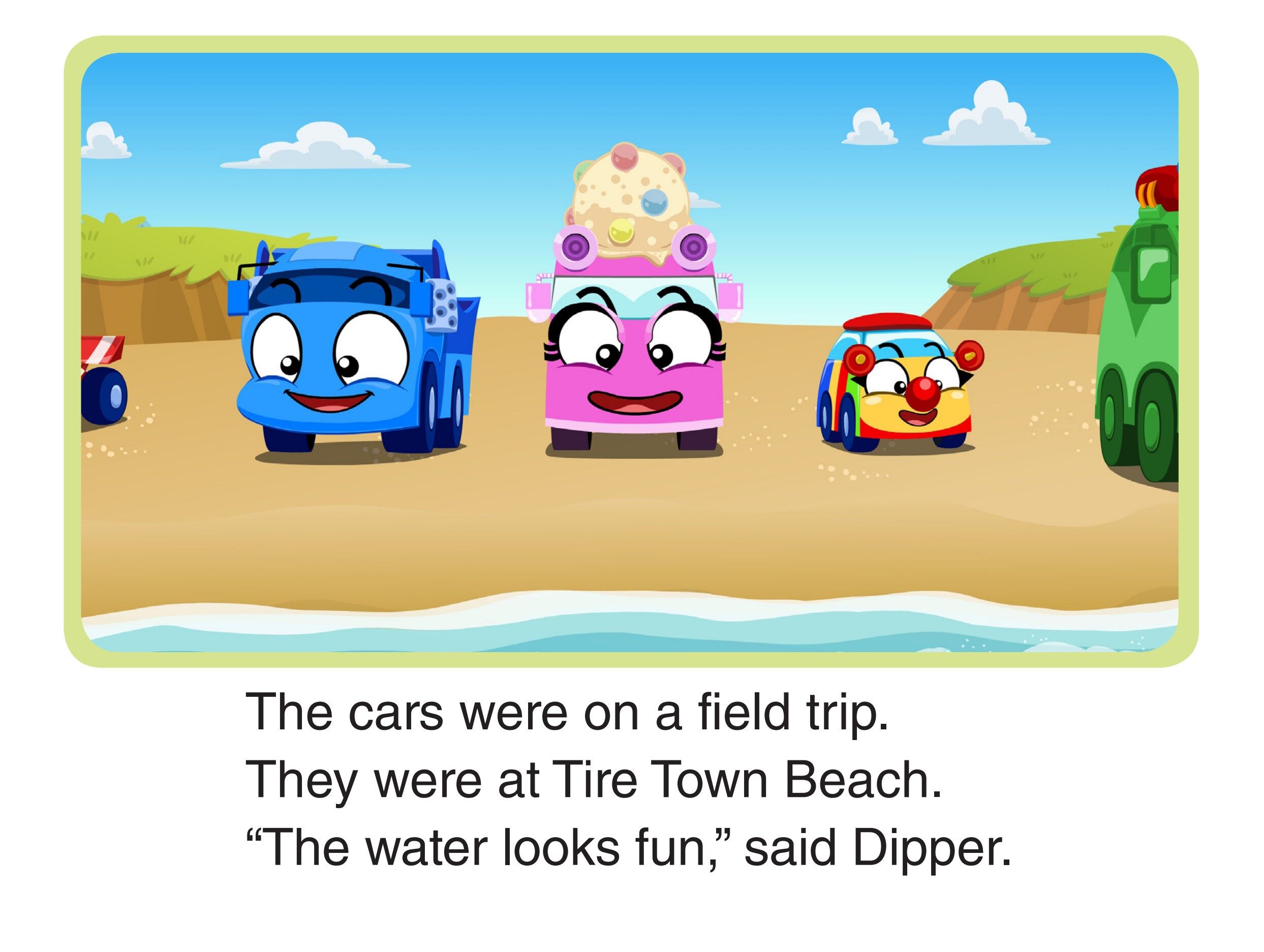 Tire Town Beach绘本故事第4页