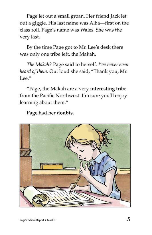 Page's School Report绘本故事第4页