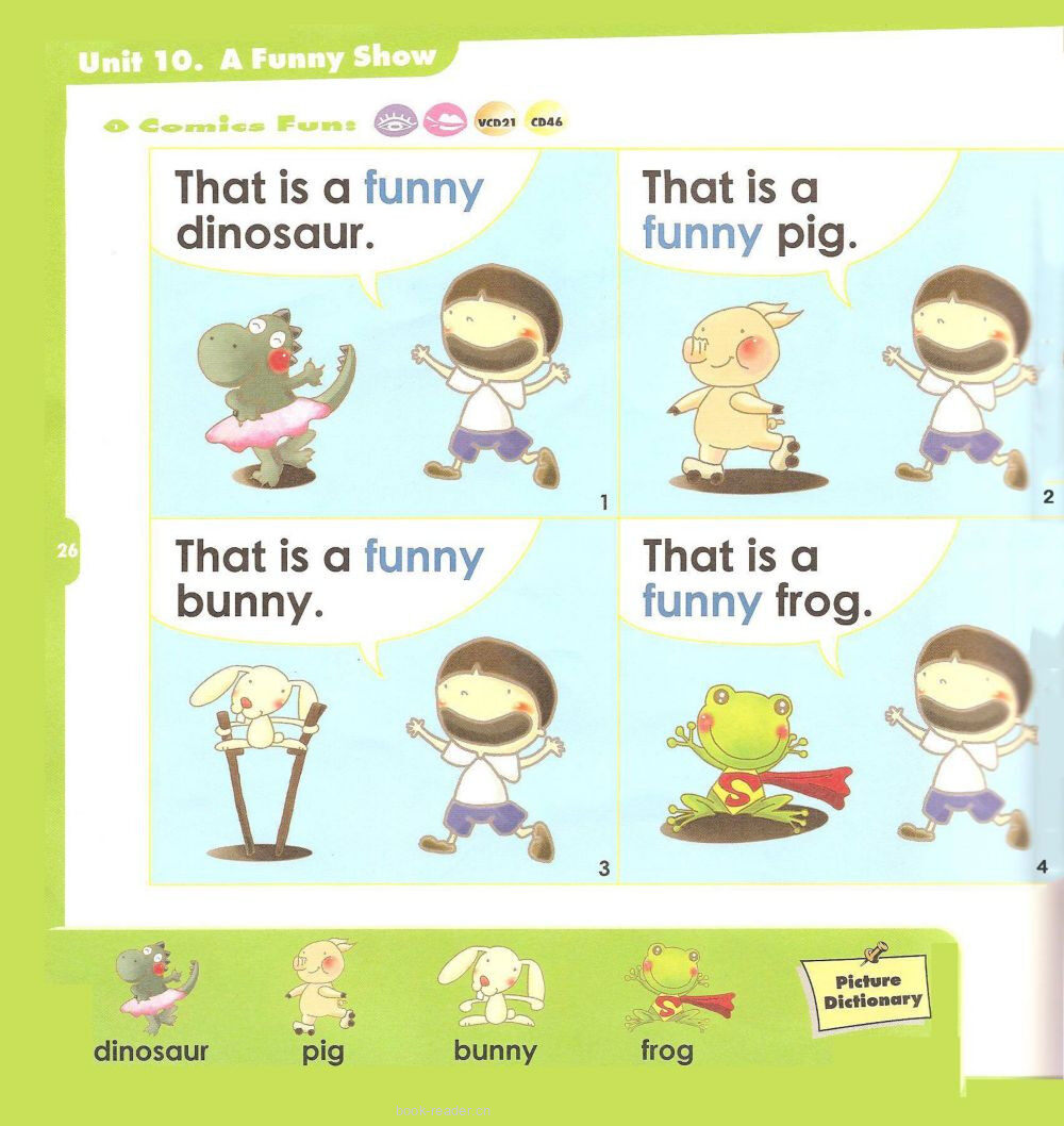 10 A Funny Show绘本故事第2页