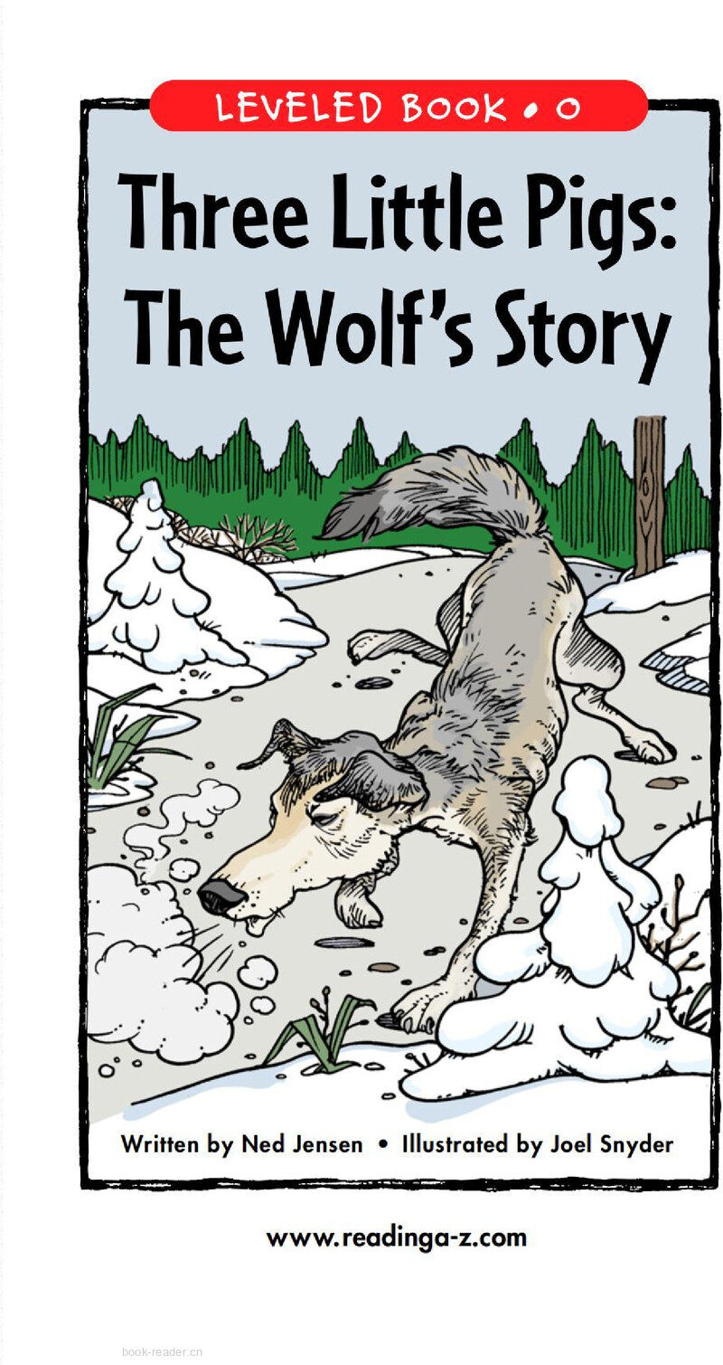Three Little Pigs The Wolf's Story绘本故事第2页
