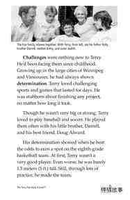 The Terry Fox Story绘本故事第4页