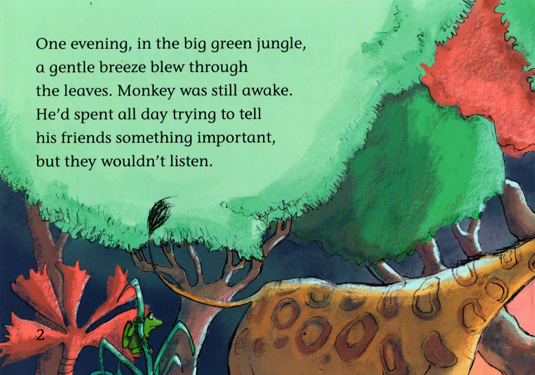 Slumbery Stumble in the Jungle绘本故事第3页