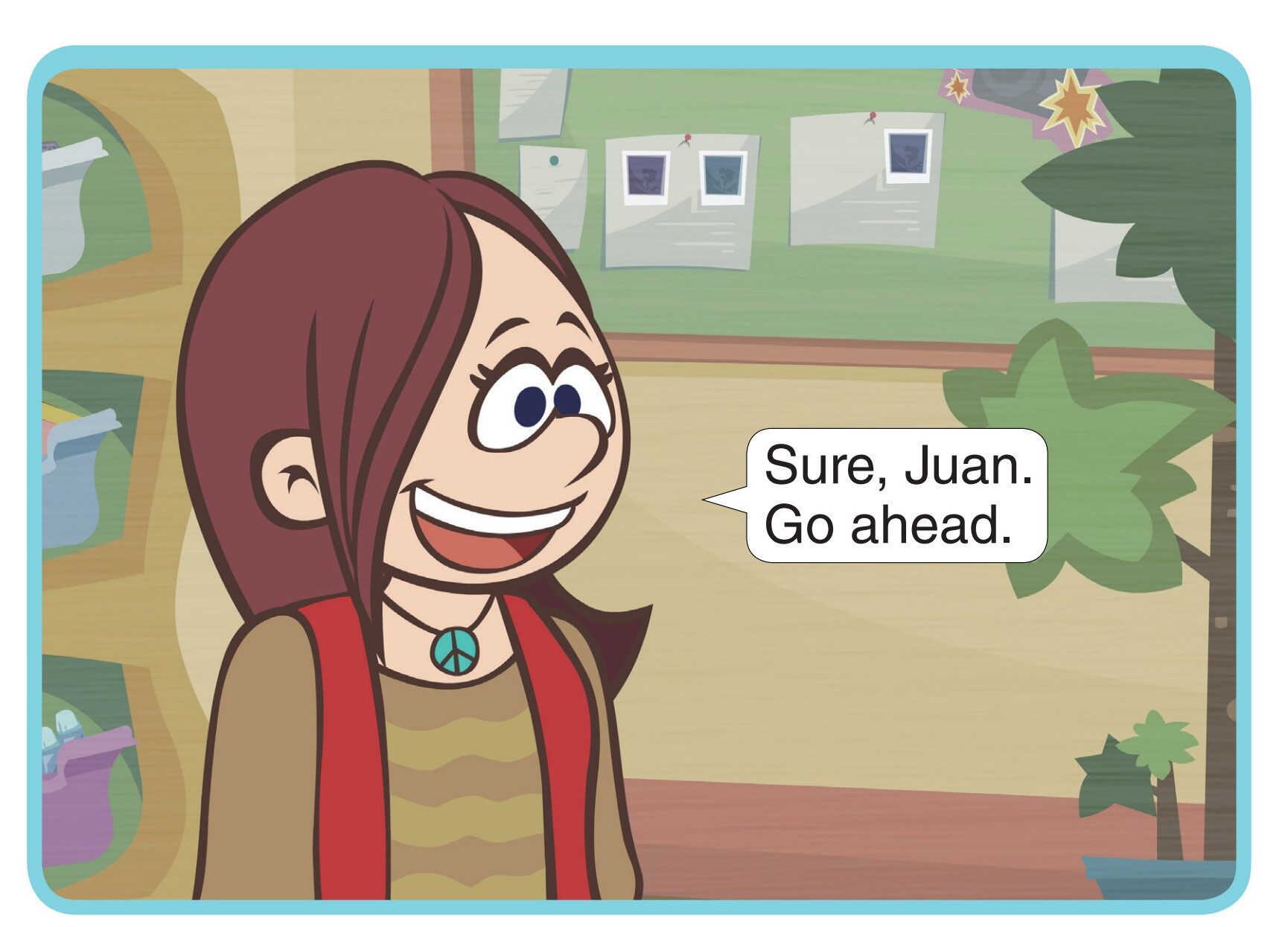 Getting Ready for Visitors绘本故事第5页