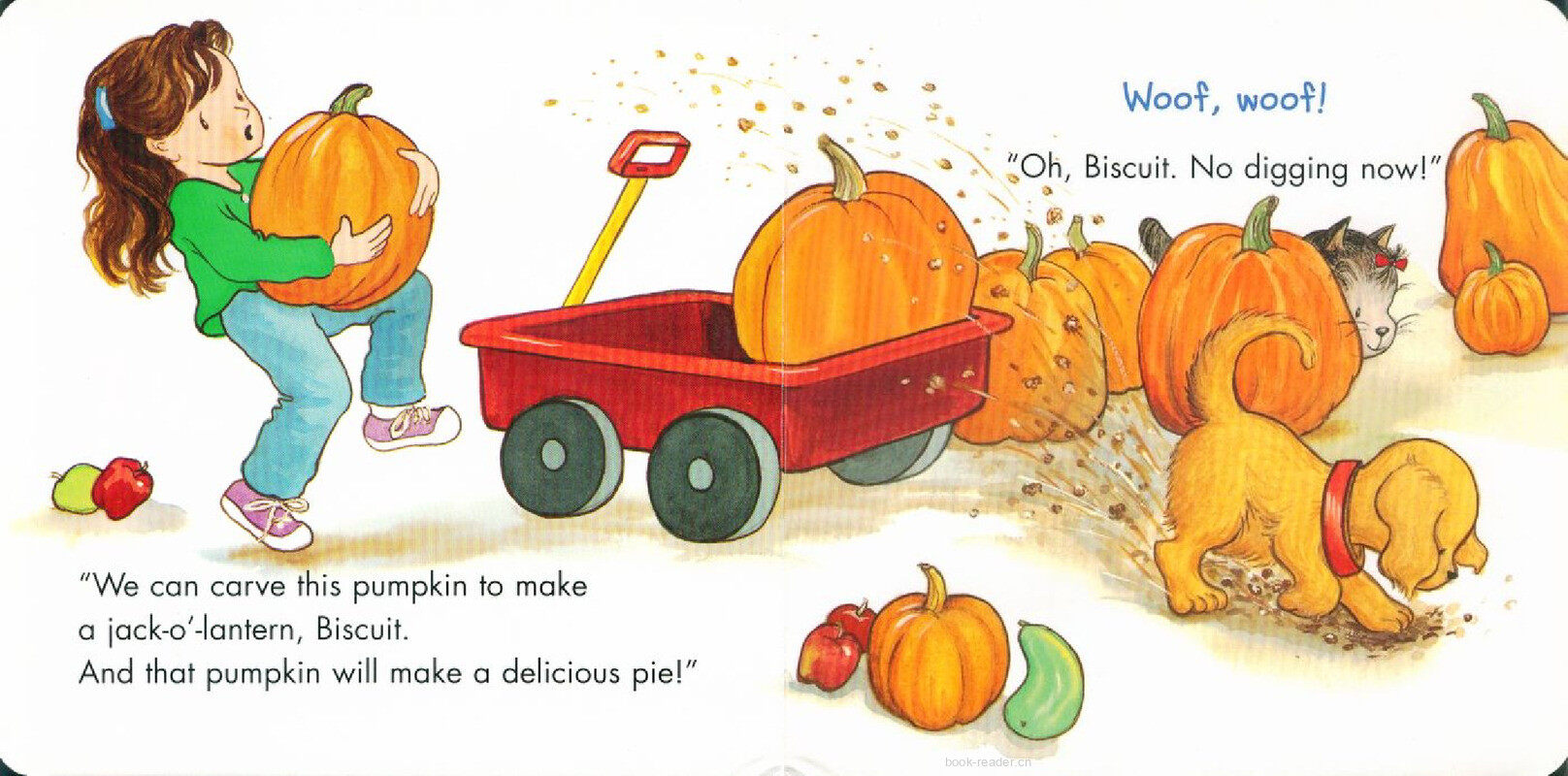 biscuit visits the pumpkin patch绘本故事第4页