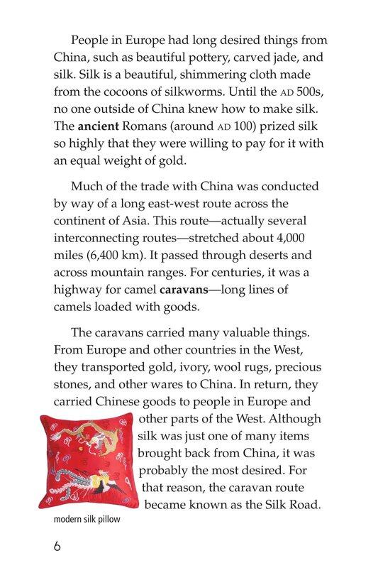 Marco Polo and the Silk Road绘本故事第5页