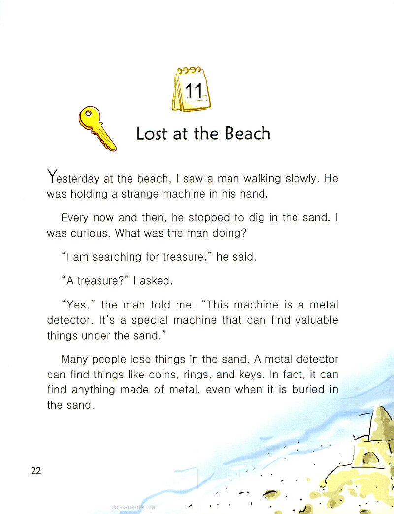 Lost at the Beach绘本故事第2页