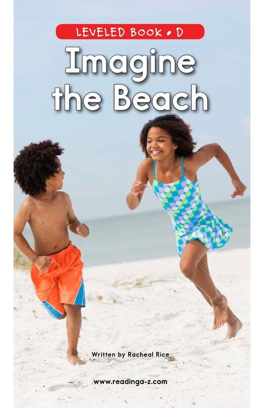 Imagine the Beach绘本故事第2页