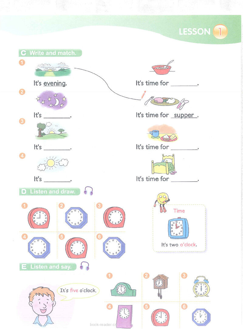 4 It's time for lunch!绘本故事第3页