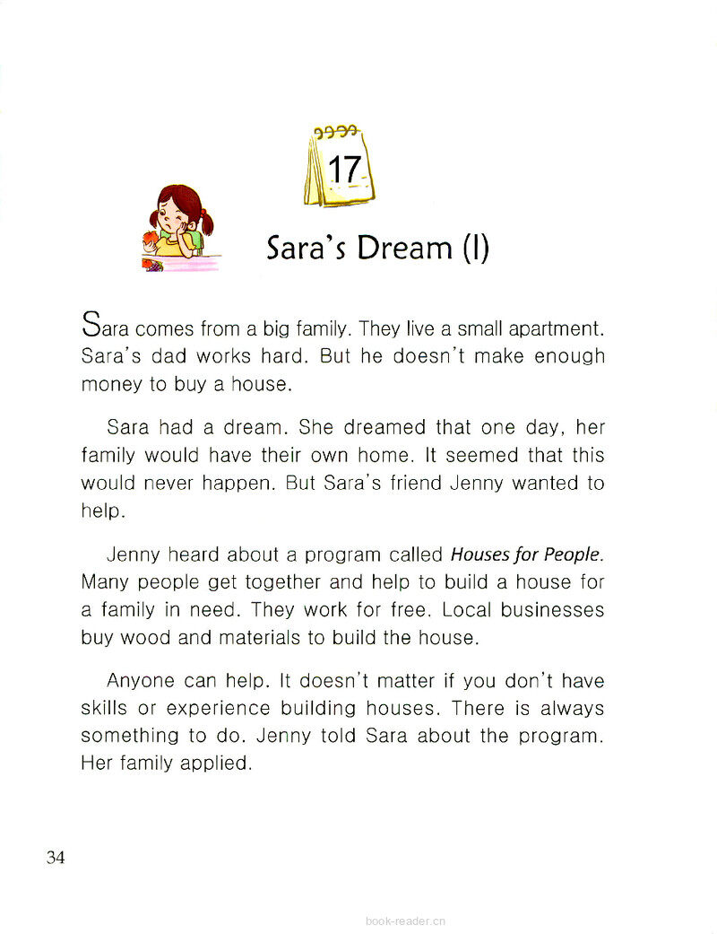Sara's Dream (I)绘本故事第2页