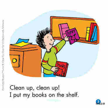 Clean Up, Clean Up!绘本故事第4页