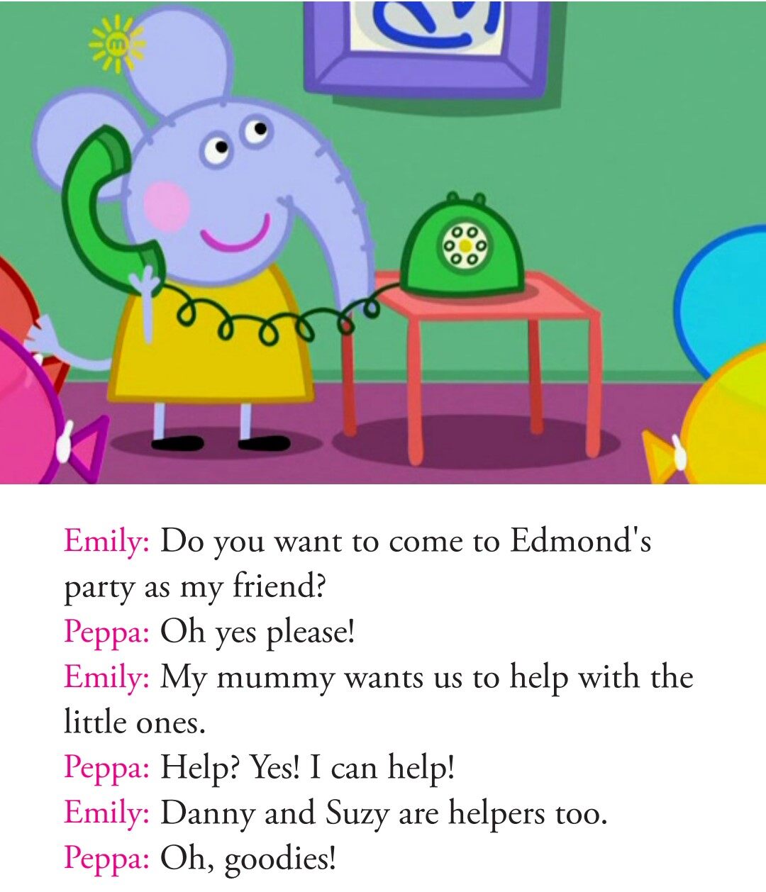 Edmond Elephant‘s Birthday绘本故事第5页