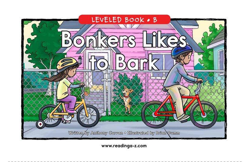 Bonkers Likes to Bark绘本故事第2页