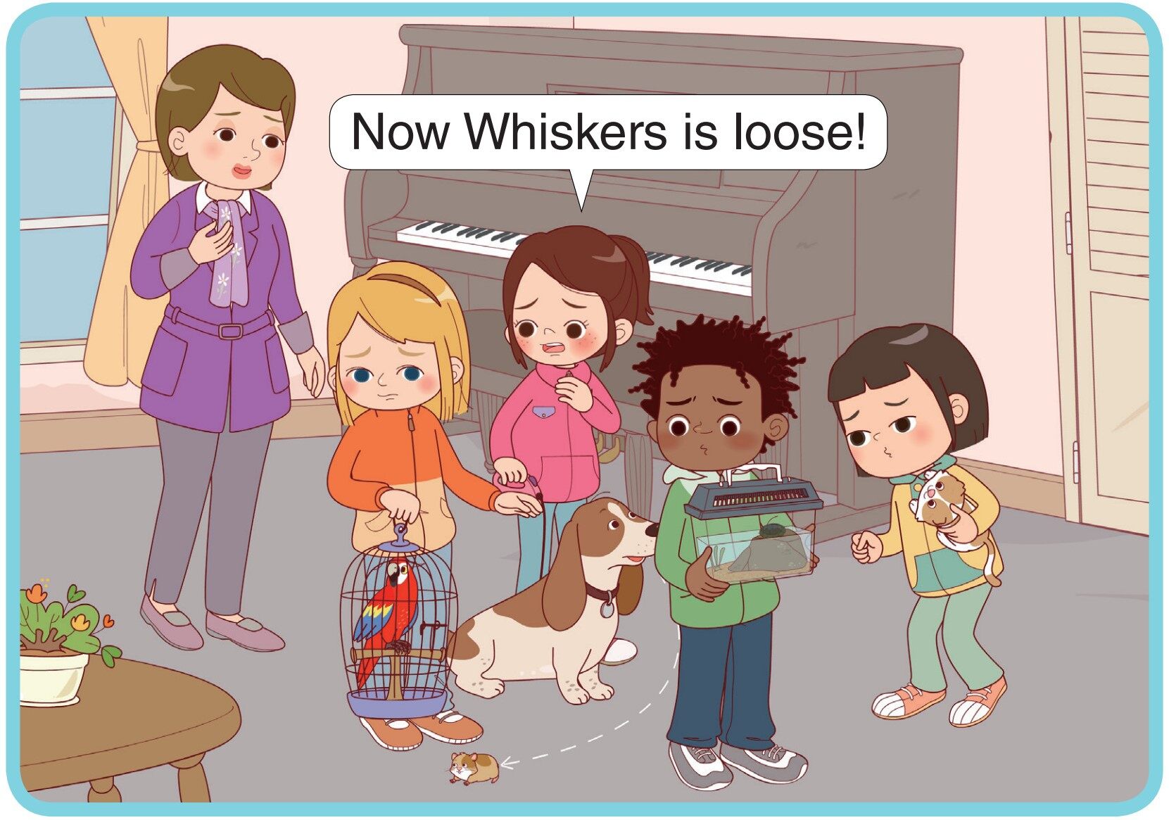 Everyone, Stay Calm!绘本故事第2页