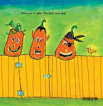 Pete the Cat Five Little Pumpkins绘本故事第4页